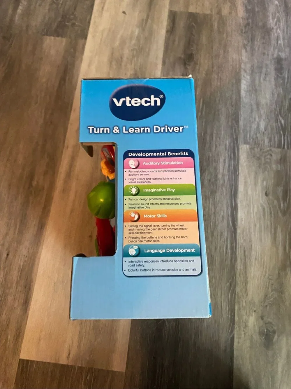 VTech Turn & Learn Driver Baby Learning Fun Colors Motor Skills Pretend New Toy